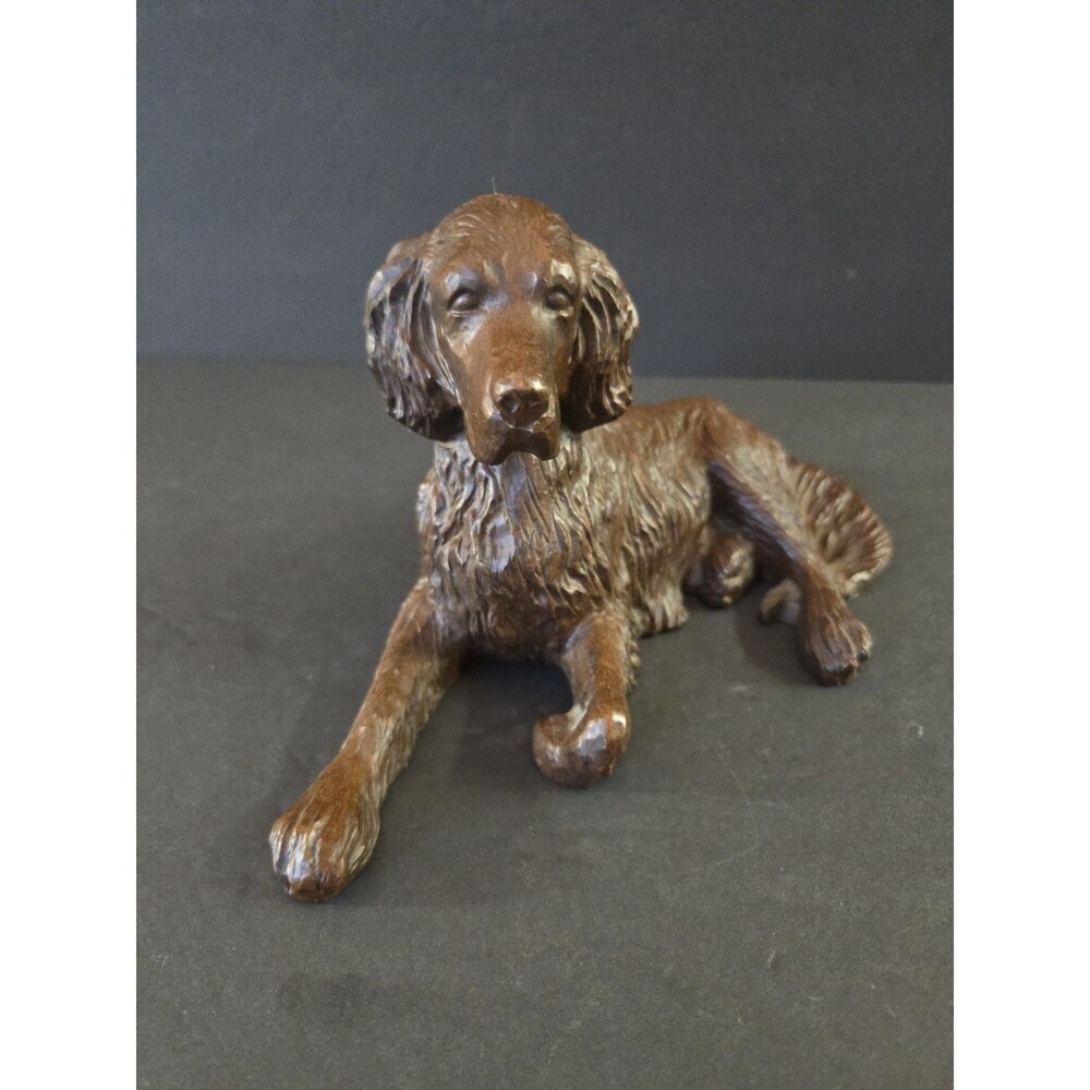 1982 RED MILL Hand Crafted Irish Setter Dog Sculpture Figurine
